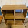 wooden storage cube Image 3
