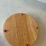 Solid wood serving dip plate Image 2