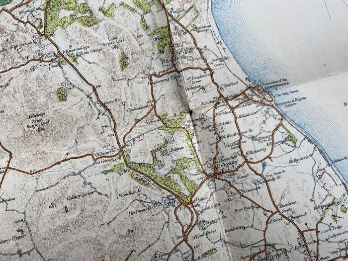 Glen of the Downs Ordnance Survey Map