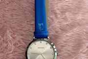 Seconda Ladies Watch With Blue Leather Strap