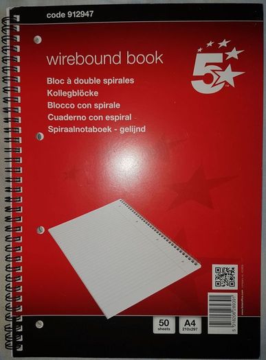 Reduced price brand new notebooks to clear!! Only 6 Euros!!