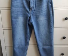Dunnes Stores Blue Straight Leg Jeans Size UK 12 Never Worn