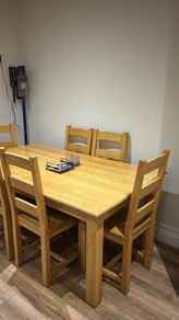 Ash Kitchen Table & Chairs