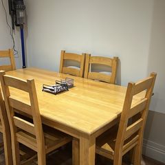 Ash Kitchen Table & Chairs