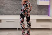 Leggins Women's Pants With Flowers
