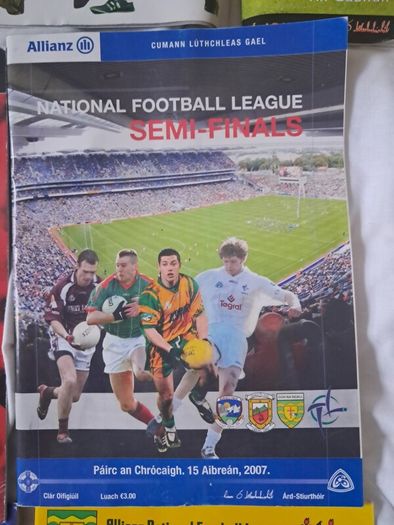 10 X GAA NFL Programmes