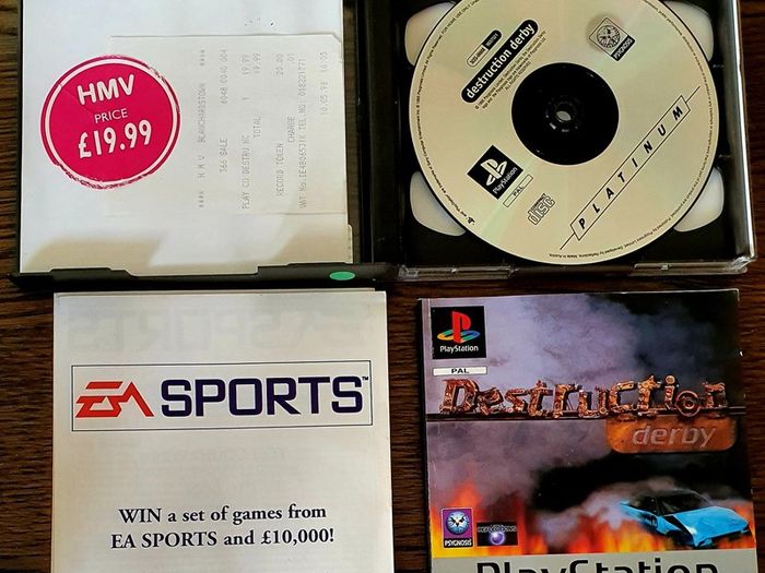 Ps1 Game Destruction Derby Playstation 1 For Sale in Swords, Dublin