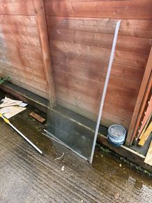 Shower glass
