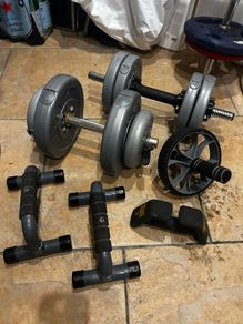 Weights Dumbbells Abs wheel Push up Bars