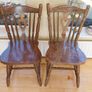 Solid oak chair Image 4