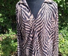 Leopard print sheer blouse by NEXT