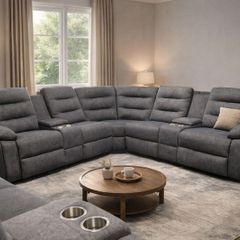 Brand New Grey Corner Sofa On Sale Free Delivery