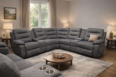 Brand New Grey Corner Sofa On Sale Free Delivery