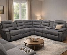 Brand New Grey Corner Sofa On Sale Free Delivery