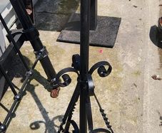 Unusual working vintage telescopic oil lamp REDUCED