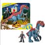 BRAND NEW Imaginext Jurassic World Dominion Therizinosaurus Dinosaur And Owen Figure Image 4