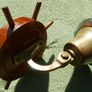 Vintage Wooden Ship Wheel with Brass Bell Image 6