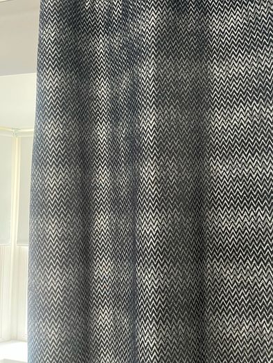 Navy curtains