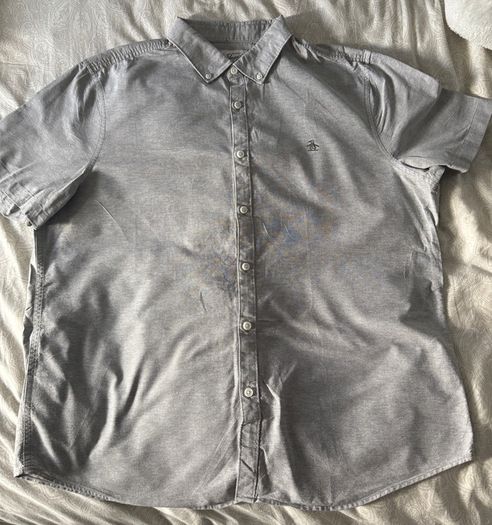 Original Penguin Grey Oxford Shirt XL
