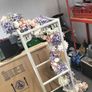 wedding stands and flowers Image 4