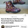Dr MARTENS size 5 Daisy print Image 6