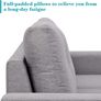 Light Grey Corner Sofa Bed with Storage & Pull-Out Base Image 5