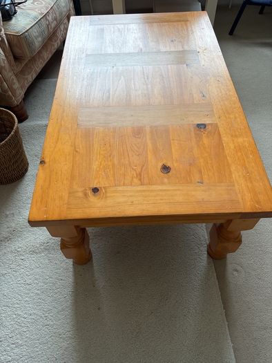 Pine coffee table