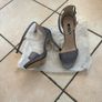 Sparkling silver high heels Image 2