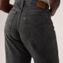 Levis 94 Baggy Wide Leg Jeans Black W30 L33 Excellent Condition Image 3