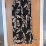 Shein  Palazzo Black  Printed Trousers.   S.4XL  - 18-20. NEW. Image 3