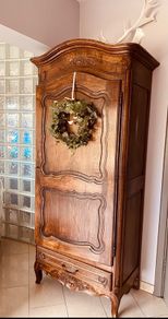 Antique French Bonnetiere Armoire