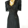 Karen Millen Black Victorian Lace Applique Dress Image 2