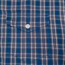 Tommy Hilfiger Blue Plaid Check Long Sleeve Shirt Elbow Patches Size M Image 9