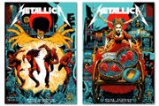 Metallica M72 Dublin 19th / 21st June - 2 x A3 Posters (Reprints)