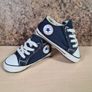 baby CONVERSE trainers runners shoes navy velcro fastened Size UK 3 EU 19  11.5cm infants Image 2