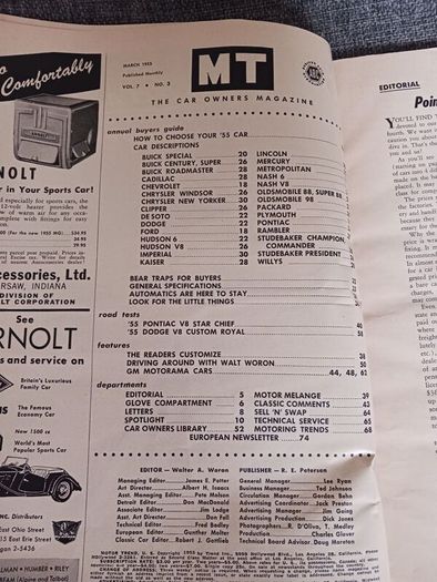 Motor Trend / March 1955