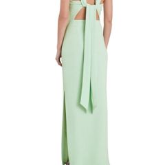 New Whistles mint green tie back maxi dress size UK 14. RRP 259.