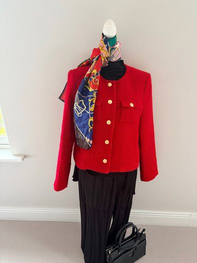 Lisa & Co Wool Jacket Red