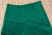 Zara Green Mini Skirt