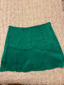 Zara Green Mini Skirt