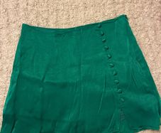 Zara Green Mini Skirt
