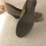 Size 7 wedge beige shoes. Image 6
