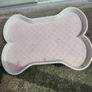 Dog food mat (plastic) pink Image 2