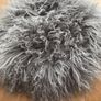 Seat Cushion, Luxurious Fur Chair Pad Super Soft Car Seat Cover Non-Slip Natural Wool Rugs Office Desk Chair Stool Cushion Image 5