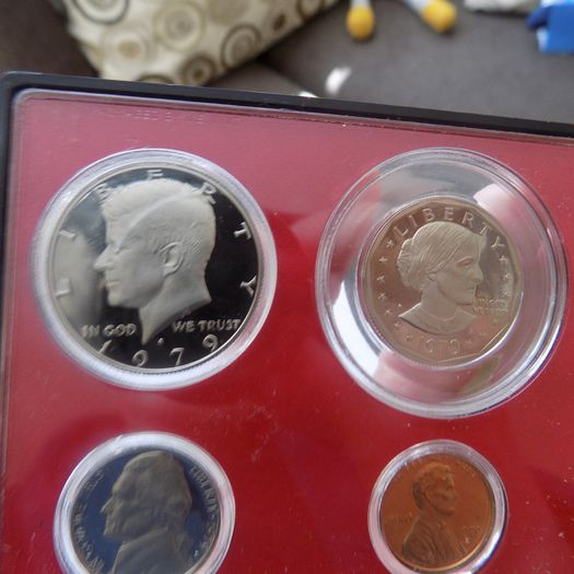 US 1979 Proof Set.Gem BU.Inc first Susan B.Anthony Dollar.