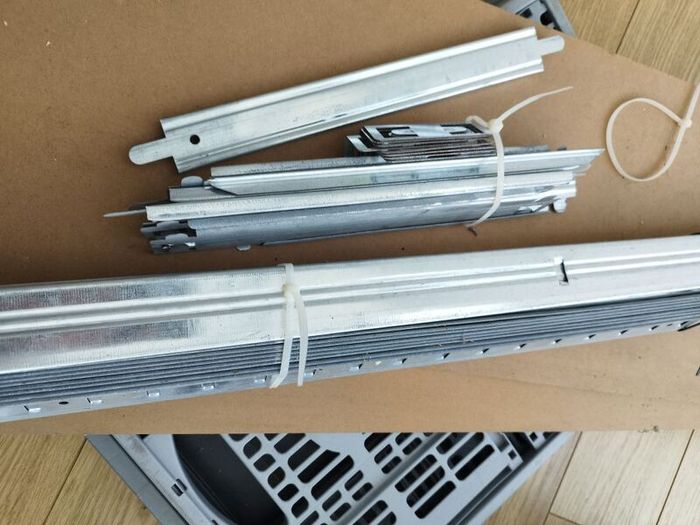powapost bolt down post shoe, wall brackets lot