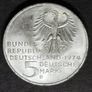 Unc Germany 1974 Silver 5 Mark D Immanuel Kant 250th Anniversary Image 2