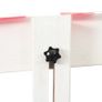Sandbox with Adjustable Roof Fir Wood White and Red UV50 Image 6