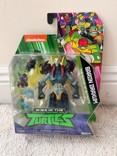 Rise Of The Teenage Mutant Ninja Turtles TMNT Baron Draxum Figure PLease see photos