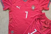 Ronaldo Portugal home football kids jersey/kits